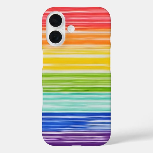 Untidy rainbow strips Coque-Mate coque iphone (Verso)