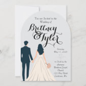Until Forever-Brittney Wedding Invitation (Devant)