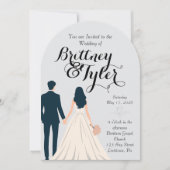 Until Forever-Brittney Wedding Invitation (Devant)