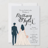 Until Forever-Brittney Wedding Invitation (Devant)