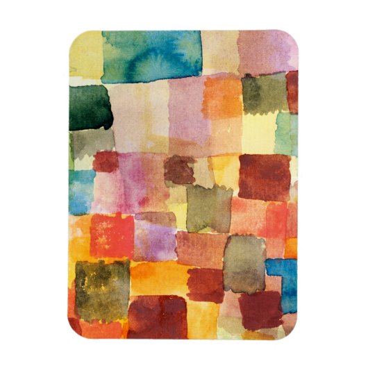Untitled abstract watercolor squares - Paul Klee Magneet (Verticaal)
