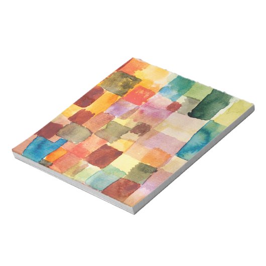 Untitled abstract watercolor squares - Paul Klee Notitieblok (Gedraaid)