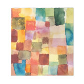 Untitled abstract watercolor squares - Paul Klee Notitieblok (Voorkant)