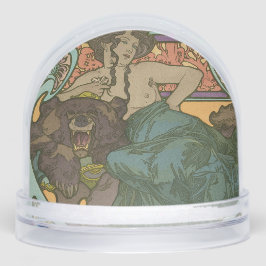 Untitled by Alphonse Mucha (1902) Sneeuwbol