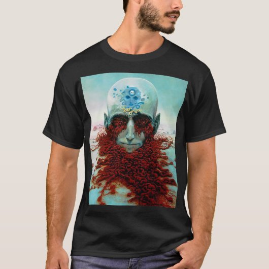 Untitled (Decomposition) by Zdzislaw Beksinski T-shirt (Voorkant)