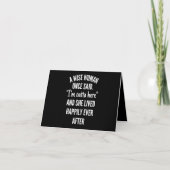 Untitled designA Wise Woman Once Said I'm Outta (Devant)