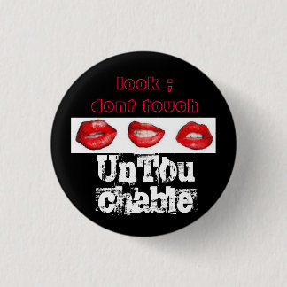 UnTouchable-pin Ronde Button 3,2 Cm