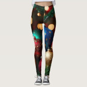 Unwrap Comfort en Cheer met Onze Kerst Leggin Leggings (Voorkant)