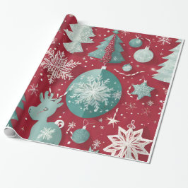 'Unwrap Joy' Kerst inpakpapier" Cadeaupapier