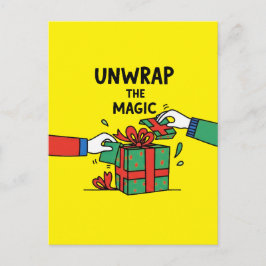 Unwrap the Magic Christmas Gift Briefkaart