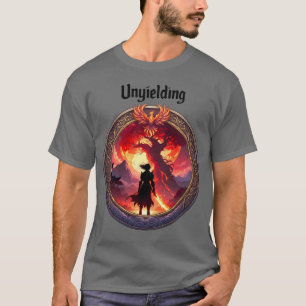 Unyielding: Het Pad van de Eenzame Krijger T-Shirt