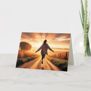 UP AND RUNNING GET WELL KAART