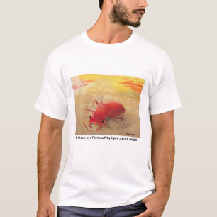 "Up Close and Personal" kunst T-shirt