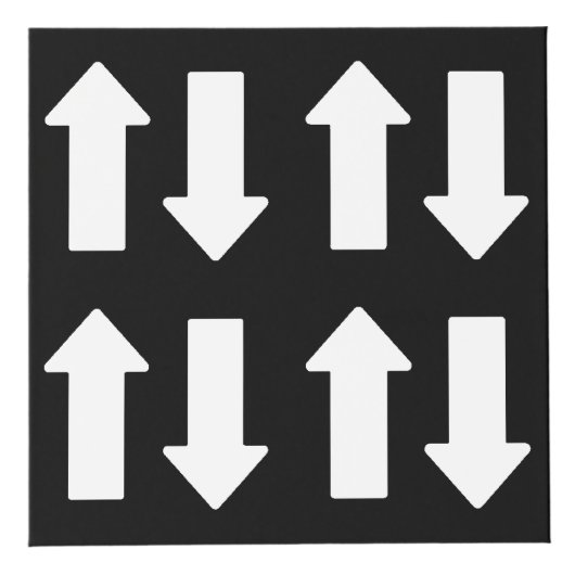 Up Down Wood Cube Decor (Devant)