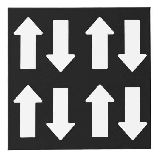Up Down Wood Cube Decor Kubus (Rechts)