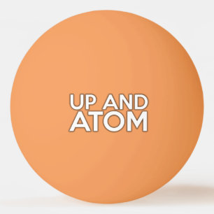UP EN ATOM Science Joke Pingpongballen