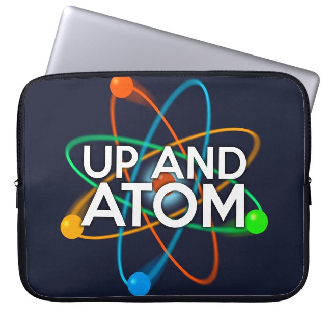 UP- EN ATOM-wetenschap Laptop Sleeve (Voorkant)