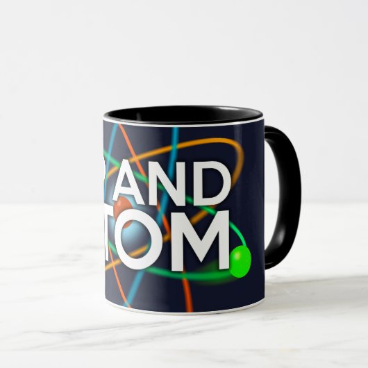 UP- EN ATOM-wetenschap Mok (Voorkant rechts)