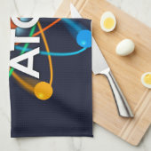 UP- EN ATOM-wetenschap Theedoek (Quarter Fold)