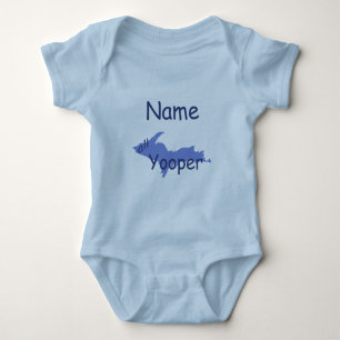UP Michigan All Yooper Boy Custom Baby Creeper Romper
