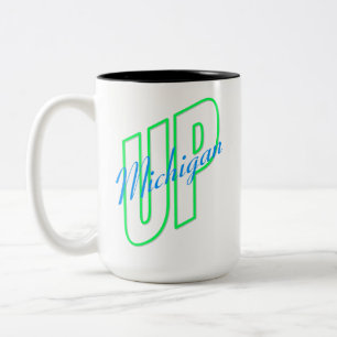 UP Michigan Tweekleurige Koffiemok