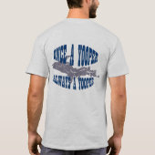 UP Michigan Yooper Mannen Grijze T-shirt (Achterkant)