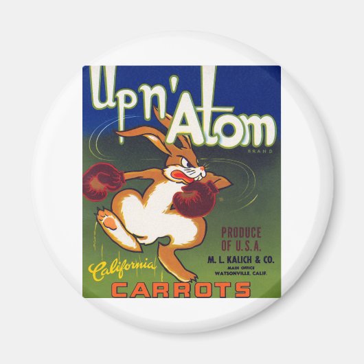 Up n' Atom California Carrots Magneet (Voorkant)