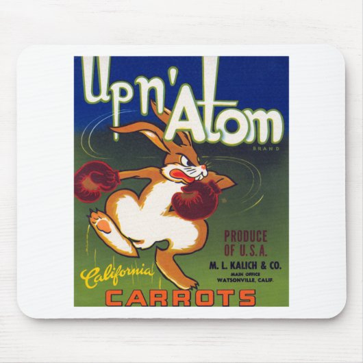 Up n' Atom California Carrots Muismat (Voorkant)