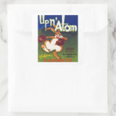 Up n' Atom California Carrots Vierkante Sticker (Tas)