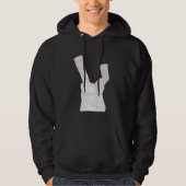 Up Side Down Broek Humanisme hoodie (Voorkant)