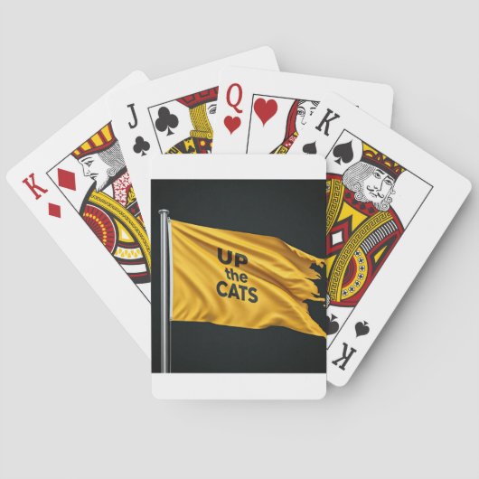 Up the Cats Poker speelkaarten (Achterkant)
