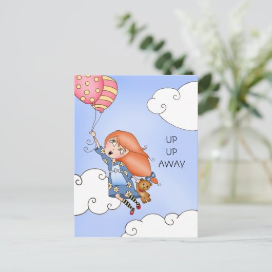 UP-up-way - Briefkaart (Staand voorkant)