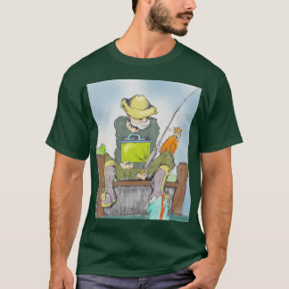 Up Walks zijn Dog kleur T-shirt
