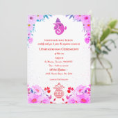 Upanayanam aka Hindoestaanse Heilige Draad Janeu C Kaart (Staand voorkant)