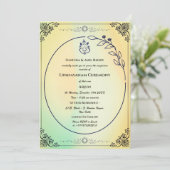 Upanayanam aka Hindoestaanse Heilige Draad Janeu C Kaart (Staand voorkant)