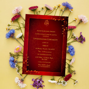 Upanayanam aka Hindoestaanse Heilige Draad Janeu C Kaart