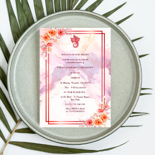 Upanayanam aka Hindoestaanse Heilige Draad Janeu C Kaart