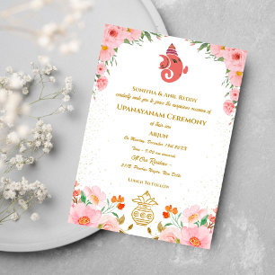 Upanayanam aka Hindoestaanse Heilige Draad Janeu C Kaart