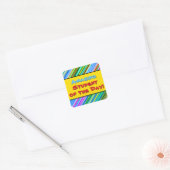 Upbeat "Amazing Student of the Day!" Sticker (Envelop)