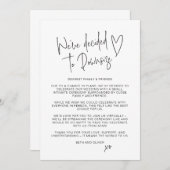 Update Huwelijk Ingekort Kleinere Lettergrootte Le Aankondiging (Voorkant / Achterkant)