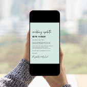 Update Nieuwe Locatie Trouwfeest Mint Aankondiging