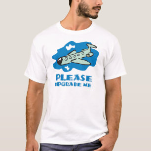 Upgrade me naar business class in het vliegtuig t-shirt