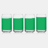 Upgrade uw webontwerp met een groene achtergrond blikvorm glas (Voorkant)