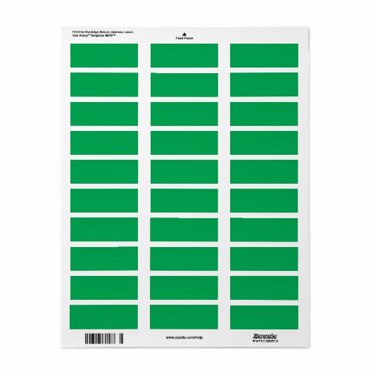 Upgrade uw webontwerp met een groene achtergrond etiket (Full Sheet)