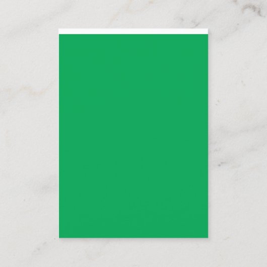 Upgrade uw webontwerp met een groene achtergrond visitekaartje (Achterkant)