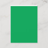 Upgrade uw webontwerp met een groene achtergrond visitekaartje (Voorkant)