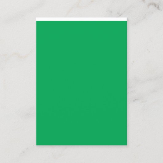 Upgrade uw webontwerp met een groene achtergrond visitekaartje (Voorkant)