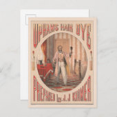 Uphams Haarverf, Circa 1864 Briefkaart (Voorkant / Achterkant)