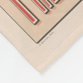 Uphams Haarverf, Circa 1864 Fleece Deken (Hoek)