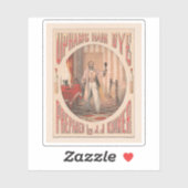 Uphams Haarverf, Circa 1864 Sticker (Vel)